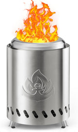 Portable Outdoor Fire Pit with Stand, Low Smoke Burning Tabletop Fire Pit Fuel - Your One Stop Shop
