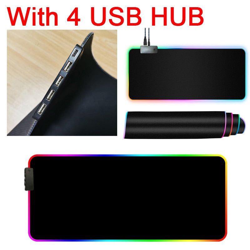 RGB Mouse Pad with Cable - Your One Stop Shop