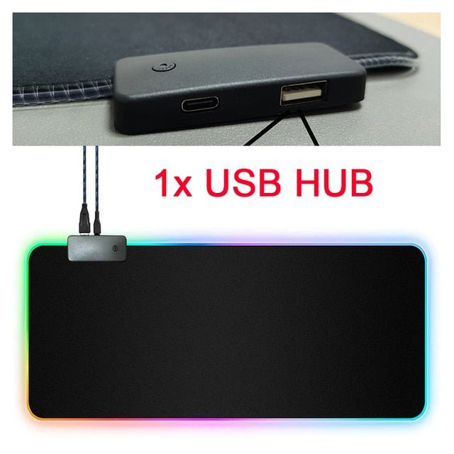 RGB Mouse Pad with Cable - Your One Stop Shop
