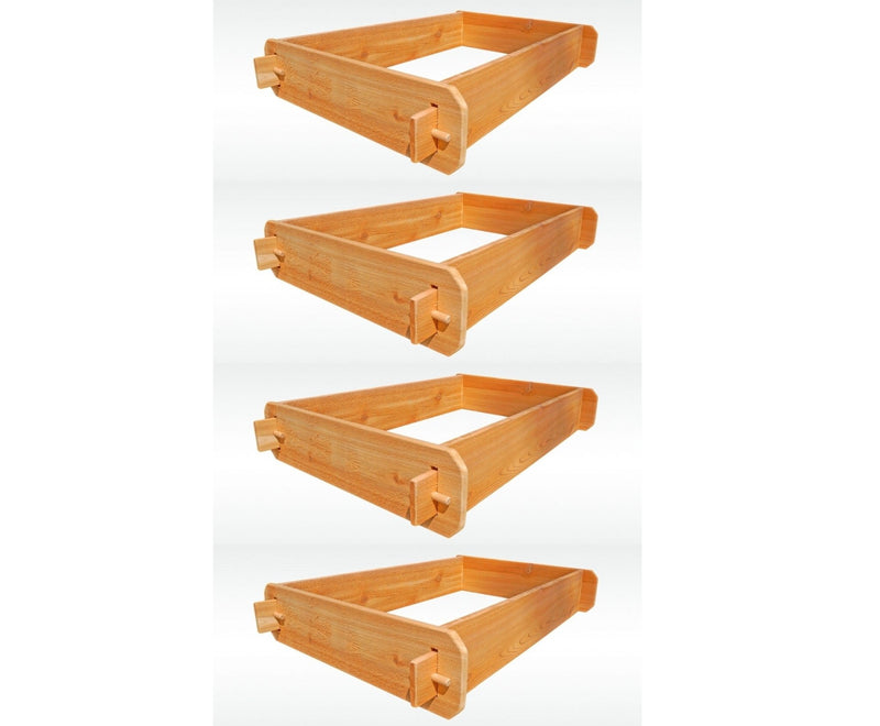 SET OF 2 Timberlane Gardens Easy Raised Garden Bed Kits Double. Deep. Select Cedar. Mortise & Tenon. 2' W x 3' L - Your One Stop Shop