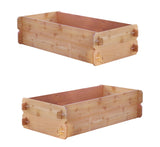 SET OF 2 Timberlane Gardens Easy Raised Garden Bed Kits. Double Deep. Select Cedar. Mortise & Tenon. 2' W x 4' L - Your One Stop Shop