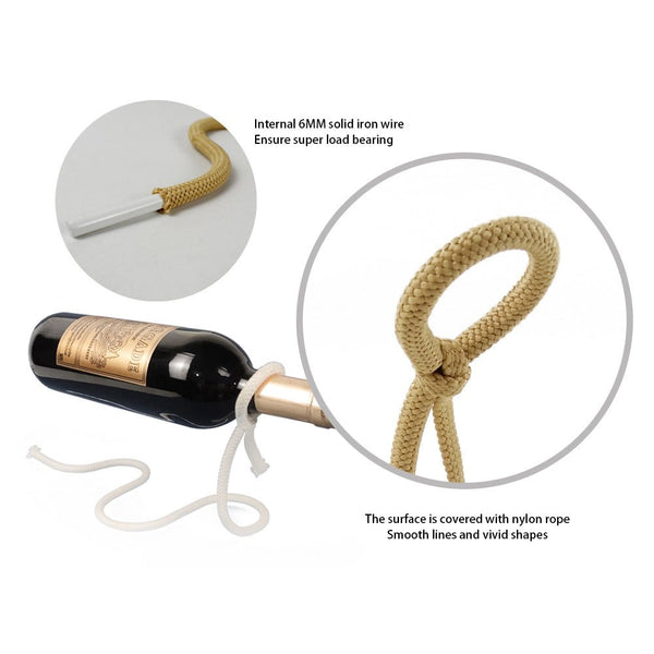 Suspended Rope Wine Bottle - Your One Stop Shop