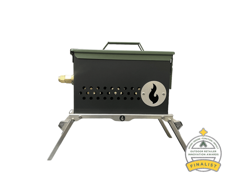 The Original LavaBox Combo: Our Bestseller portable grill with unique design and award finalist badge.