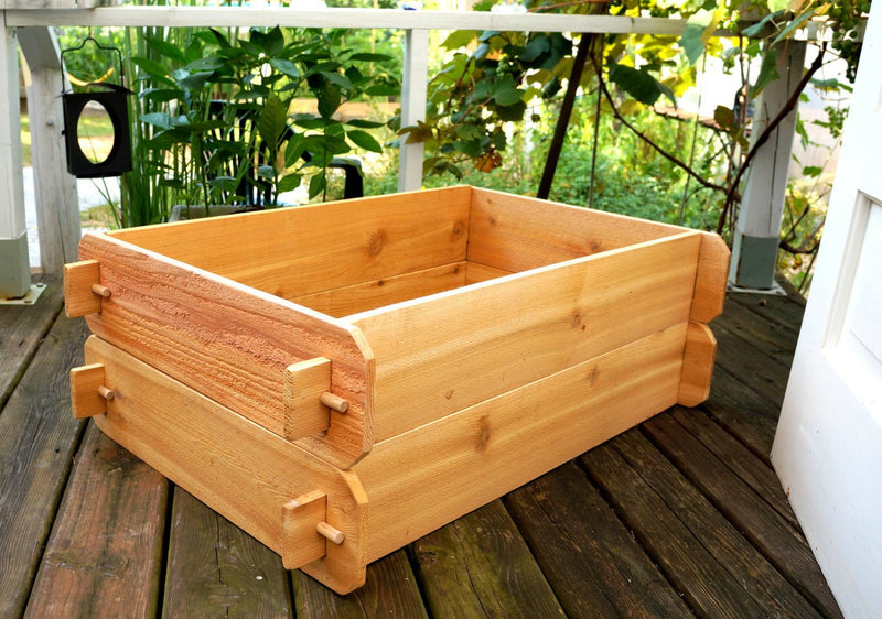 Timberlane Gardens Raised Garden Bed Kit Double Deep (Two 2x3) Select Cedar - Your One Stop Shop