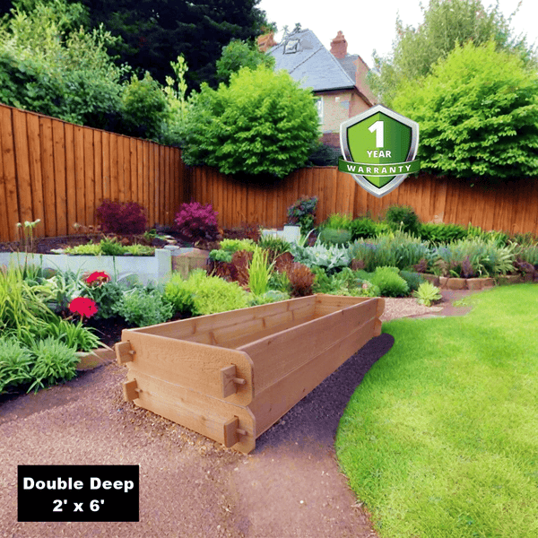Timberlane Gardens Raised Garden Bed Kit Double Deep (Two 2x6) Select Cedar - Your One Stop Shop