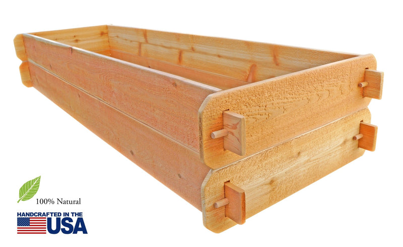 Timberlane Gardens Raised Garden Bed Kit Double Deep (Two 2x6) Select Cedar - Your One Stop Shop