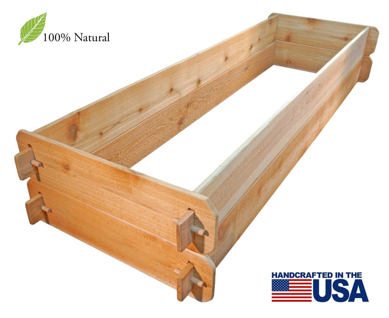 Timberlane Gardens Raised Garden Bed Kit Double Deep (Two 2x6) Select Cedar - Your One Stop Shop