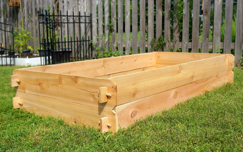 Timberlane Gardens Raised Garden Bed Kit Double Deep (Two 3x6) Select Cedar - Your One Stop Shop