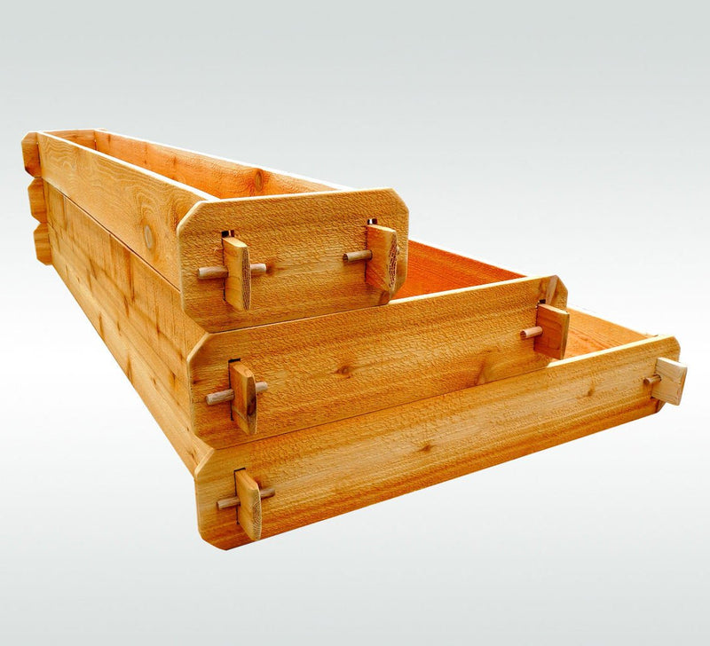 Timberlane Gardens Raised Garden Bed Kit Large 3 Tiered (1x6 2x6 3x6) Select Cedar Elevated Planter - Your One Stop Shop
