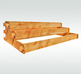 Timberlane Gardens Raised Garden Bed Kit Large 3 Tiered (1x6 2x6 3x6) Select Cedar Elevated Planter - Your One Stop Shop