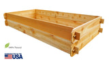 Timberlane Gardens Raised Garden Bed Kit Set (Two 3x6) Western Red Cedar - Your One Stop Shop