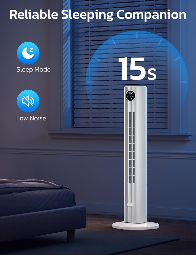 Tower Fan for Bedroom, 90° Oscillating Fan - Your One Stop Shop