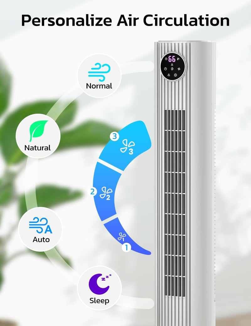 Tower Fan for Bedroom, 90° Oscillating Fan - Your One Stop Shop