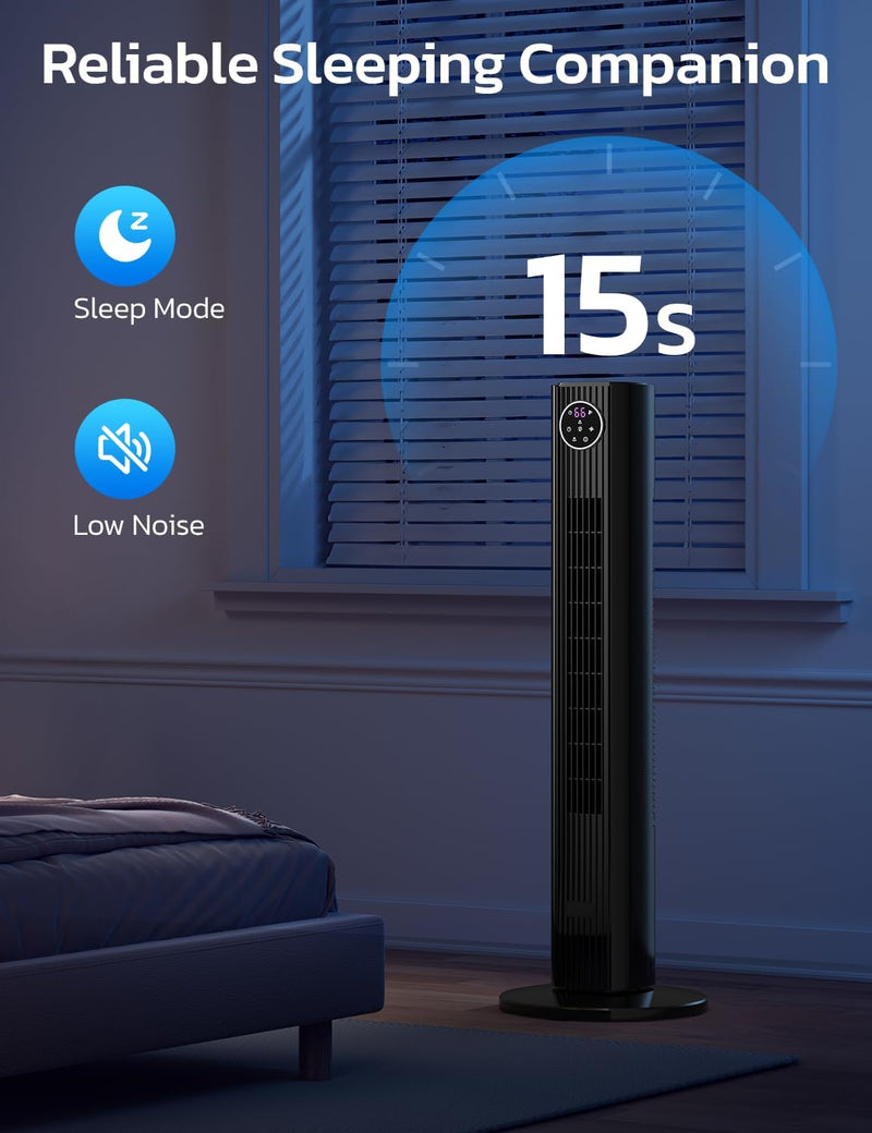 Tower Fan for Bedroom, 90° Oscillating Fan - Your One Stop Shop