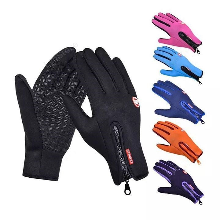 Winter Gloves Touch Screen Riding Motorcycle Sliding Waterproof Sports Gloves With Fleece - Your One Stop Shop
