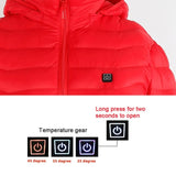 Winter Heated Jacket USB Electric Cotton Coat Zip - up Heater Thermal Clothing Heating Vest For Men - Your One Stop Shop